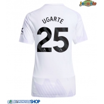 Maglie da calcio Manchester United Manuel Ugarte #25 Seconda Maglia Femminile 2025-26 Manica Corta